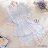  Pyjama lụa ngắn PM9590-1 