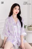  Pyjama lụa ngắn PM9725-1 