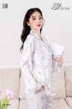  Pyjama lụa dài hình Cat PM9735 