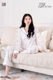  Pyjama lụa dài hình Cat PM9735 