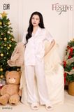  Pyjama dài lụa satin mềm PM9765-2 