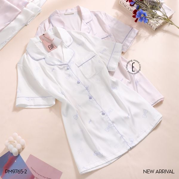  Pyjama dài lụa satin mềm PM9765-2 