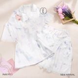  Pyjama lụa ngắn BB PM9791 
