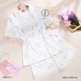  Pyjama lụa ngắn BB PM9791 