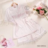  Pyjama lụa ngắn PM9979-1 