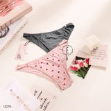  Quần lót thun tim khoen Q076 