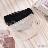  Quần lót lưới phối ren đính nơ Q1279 