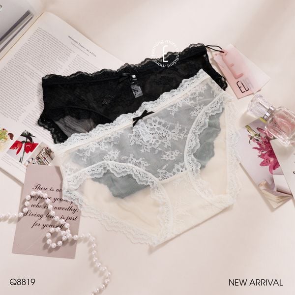  Quần lót ren nơ Q8819 