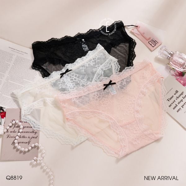  Quần lót ren nơ Q8819 