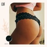  Quần lót thong viền ren chữ X Q8940 