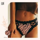  Quần lót thong viền ren chữ X Q8940 