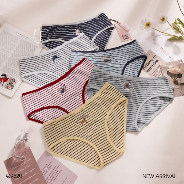  Quần lót thun cotton sọc ngang Q9520 