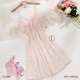  Gossamer Robe Set - Bộ choàng lụa phối ren SC4668 