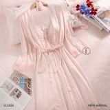  Majestic Robe Set - Bộ choàng lụa phối ren SC4826 