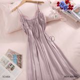  Majestic Robe Set - Bộ choàng lụa phối ren SC4826 