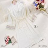  Grace Robe Set - Bộ choàng lụa thêu hoa SC4667 