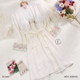  Grace Robe Set - Bộ choàng lụa thêu hoa SC4667 
