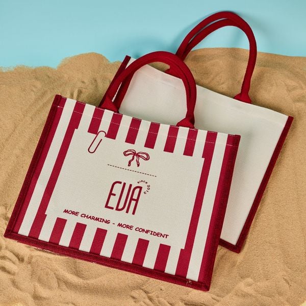  Red canvas Bag EVA 