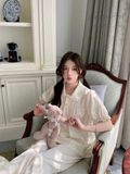  Bộ ngủ pijama lụa QDTN QD26 ( nhiều hoạ tiết) 