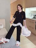  Bộ pijama thun phối ren PM5166 