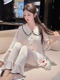  Pyjama dài lụa satin PM3828 