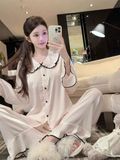  Pyjama dài lụa satin PM3828 