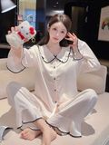  Pyjama dài lụa satin PM3828 