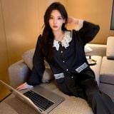  Bộ ngủ pijama lụa dài PM7183 