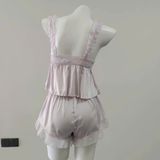  Bộ 2 dây tím ren hoa B7179 