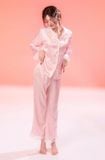  Pyjama lụa dài sọc hồng PM3892-3 