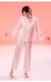  Pyjama lụa dài sọc hồng PM3892-3 