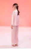  Pyjama lụa dài sọc hồng PM3892-3 