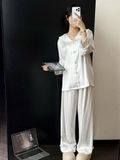 Pyjama lụa sọc PM6126 