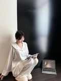  Pyjama lụa sọc PM6126 