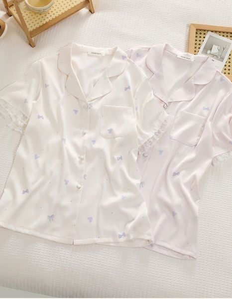  Pyjama dài lụa satin mềm PM9979-2 