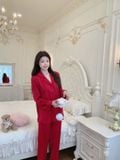  Pyjama dài lụa xước PM4894 