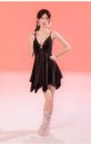 Demure Dress D2569 - Váy lụạ phối ren hoa đệm ngực tai thỏ mỏng 