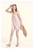  Sweetie Dress D2559 - Váy lụa xoè cổ sen 