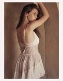  Adoring Dress D2499 - Váy lưới tầng nơ buộc rời 