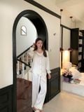  Pyjama dài lụa satin PM4640 