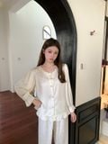  Pyjama dài lụa satin PM4640 