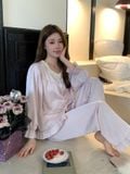  Pyjama dài lụa satin PM4640 