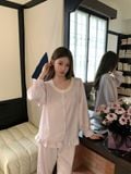  Pyjama dài lụa satin PM4640 