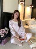  Pyjama dài lụa satin PM4640 
