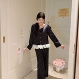  PM6282 - Pyjama dài polka dots 