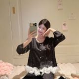  PM6282 - Pyjama dài polka dots 