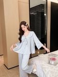  Pyjama lụa tiểu thư dài PM5893 