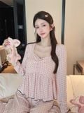  Bộ thun dài chấm bi PM5242 