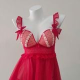  Váy lưới phối ren Pointelle D1568 