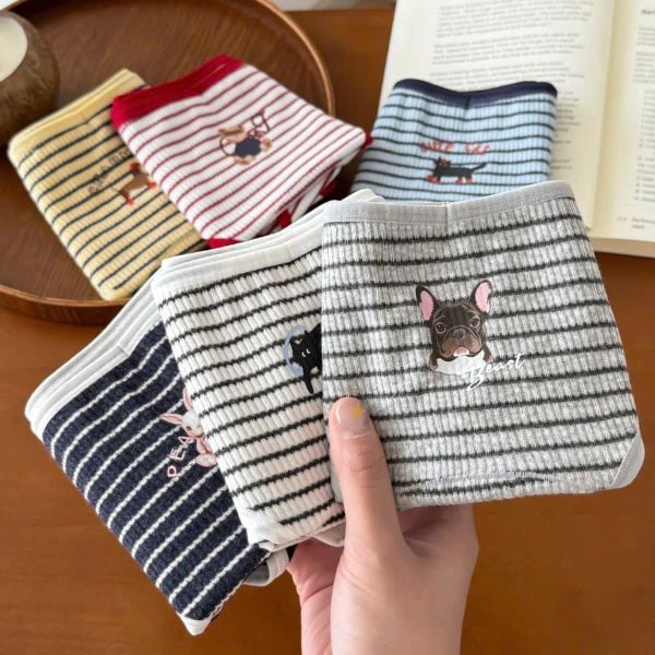  Quần lót thun cotton sọc ngang Q9520 